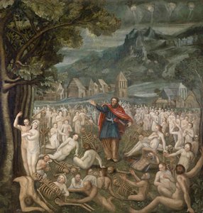 Visione di Ezechiele della resurrezione delle ossa (Ezechiele 37, 1-14) da Unbekannt Unbekannt